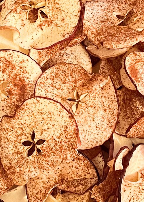 Dehydrated Apple Slices and Cinnamon - Eleve